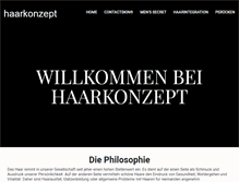 Tablet Screenshot of haarkonzept.ch